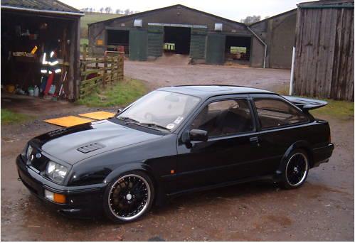 This was to some extent a Sierra RS Cosworth clad in an Escortlike body
